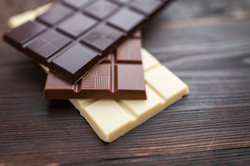 Diferenças entre o Chocolate Negro, o Chocolate de Leite e o Chocolate Branco