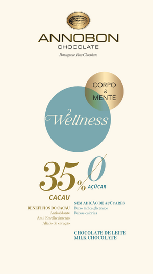 Chocolate Leite 35% sem Açúcar